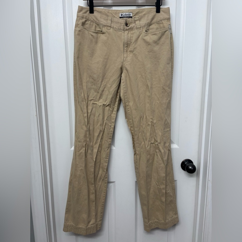 Columbia Tan Khaki Pants | Women’s 8 Regular | Casual Outdoor Travel